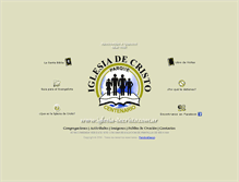 Tablet Screenshot of iglesia-decristo.com.ar